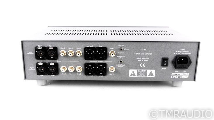 Allnic L-1500 Stereo Tube Preamplifier; L1500; Remote