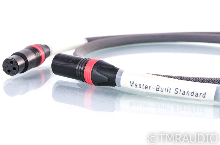 Master Built Audio Standard Series XLR Cables; 1.5m Pair Balanced Interconnects