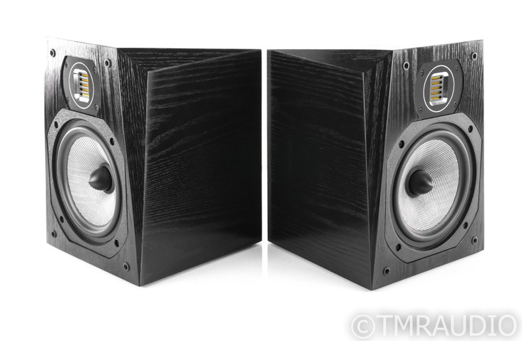 Legacy Studio HD Bookshelf Speakers; Black Oak Pair