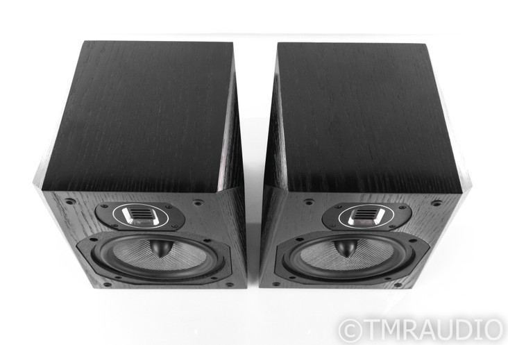 Legacy Studio HD Bookshelf Speakers; Black Oak Pair