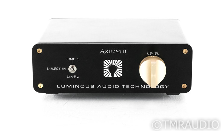 Luminous Audio Technology Axiom II Passive Stereo Preamplifier; Walker Mod