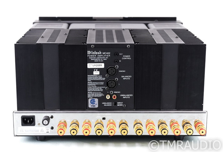 McIntosh MC402 Stereo Power Amplifier; MC-402 (SOLD3)