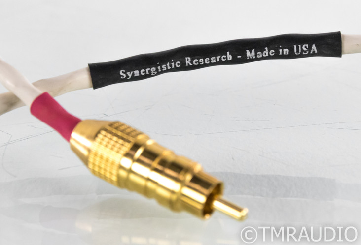 Synergistic Research Alpha RCA Cables; 3ft Pair Interconnects