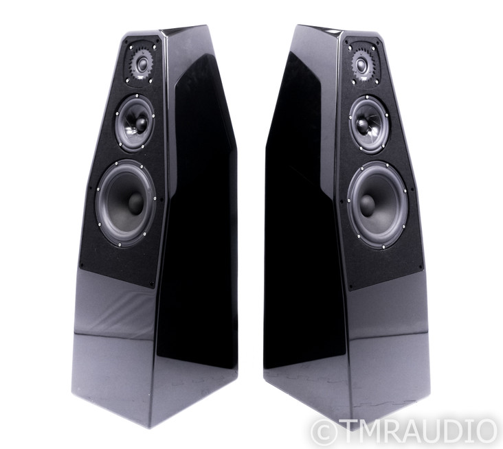 Wilson Audio Sabrina Floorstanding Speakers; Obsidian Black Pair; 3 Months