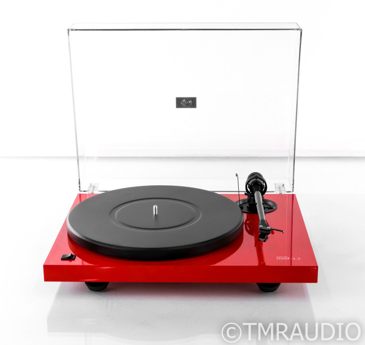 Music Hall MMF 2.3 Belt Drive Turntable; Music Hall Spirit MM Cartridge; Red Finish