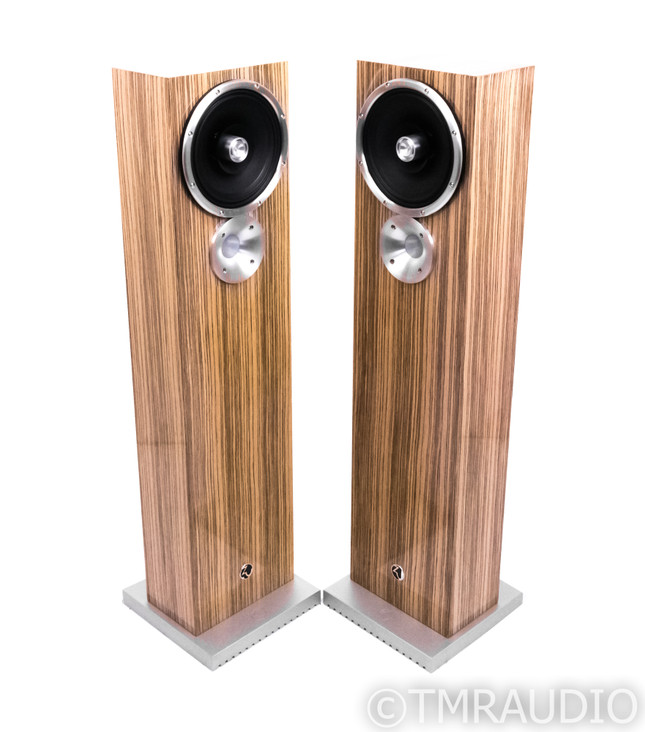 Zu Audio Druid Mk.V Floorstanding Speakers; Custom Zebra Wood Pair