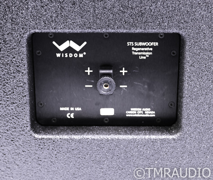 Wisdom Audio STS Dual 15" Passive Subwoofer; Regenerative Transmission Line