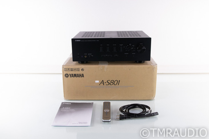Yamaha A-S801 Stereo Integrated Amplifier; AS801; Remote; MM Phono (SOLD)