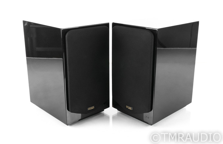 Quad 12L Powered Bookshelf Speakers; Black Pair; 12-L; Active Monitors