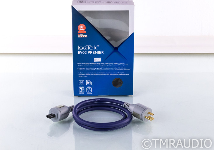 IsoTek EVO3 Premier Power Cable; 1.5m AC Cord; EVO-3; IEC C7