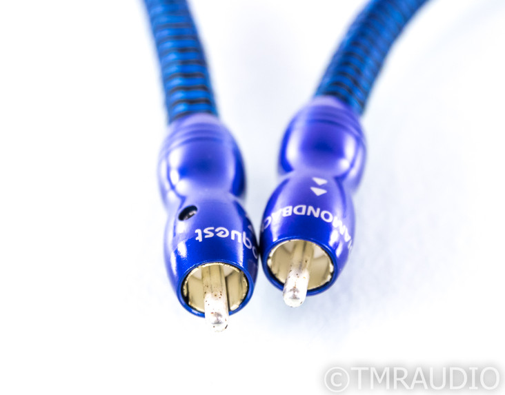 AudioQuest Diamondback RCA Cables; 1m Pair Interconnects (New)