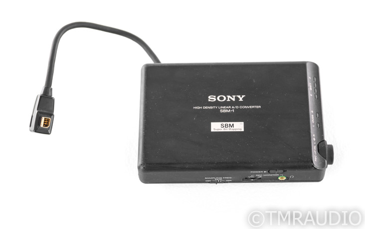 Sony SBM-1 Vintage Super Bit Mapping Adapter; A/D Converter for DAT Recorders
