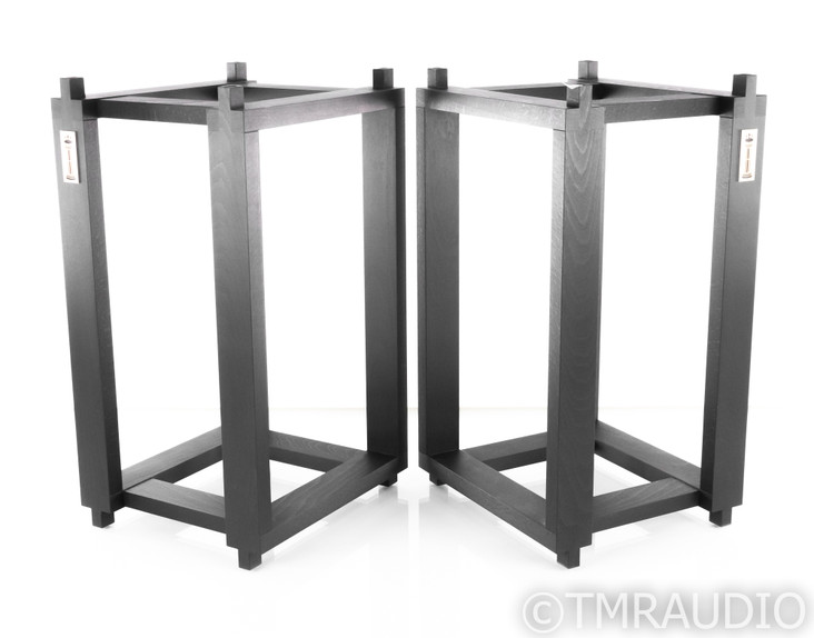 Ton Trager Compact 7 Reference Speaker Stands for Harbeth; Beech Black Pair