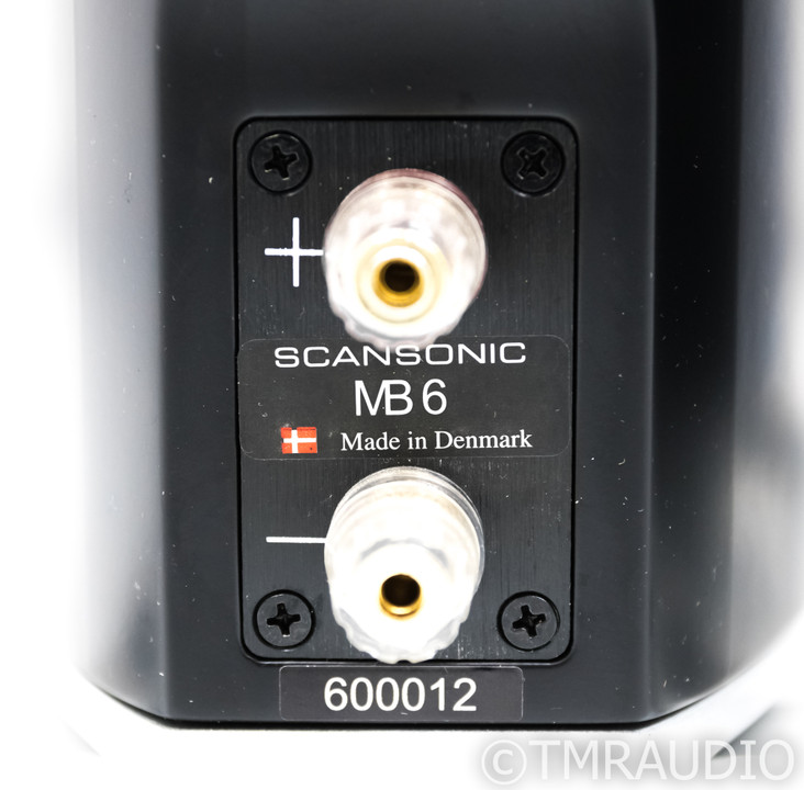 Scansonic MB6 Floorstanding Speakers; Black Pair; MB-6