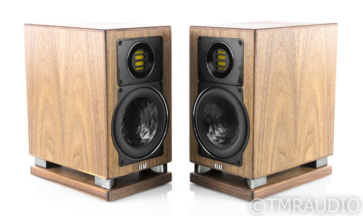 Elac BS 403 Bookshelf Speakers; Oiled Walnut Pair; BS403