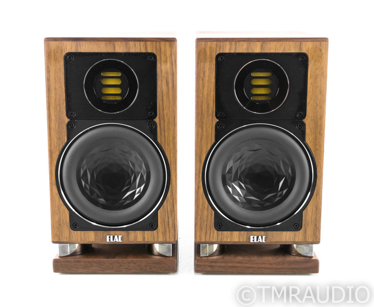 Elac BS 403 Bookshelf Speakers; Oiled Walnut Pair; BS403