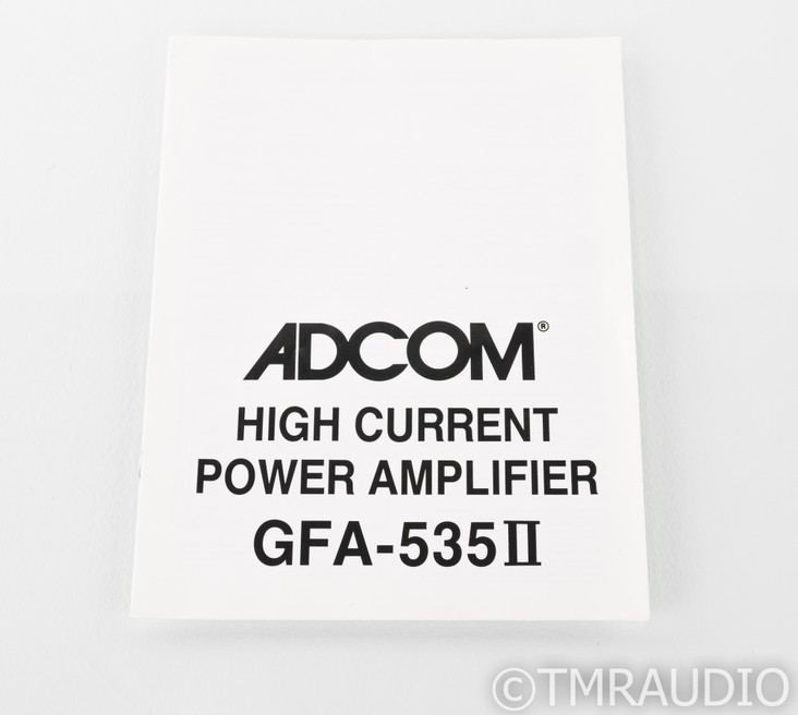 Adcom GFA-535 II Stereo Power Amplifier; GFA535 Mk2