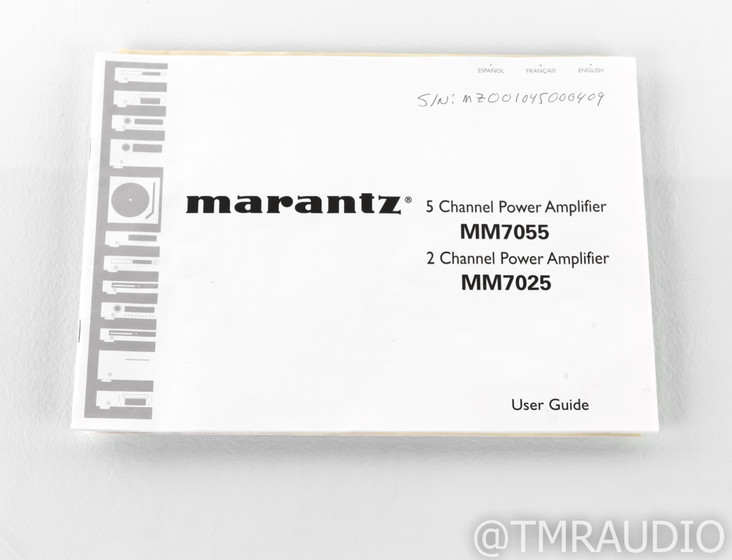 Marantz MM7055 5 Channel Power Amplifier; MM-7055 (SOLD)