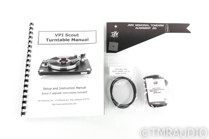 VPI Scout Turntable; JMW Memorial Tonearm; Grado RP2 Cartridge (New / Open Box)