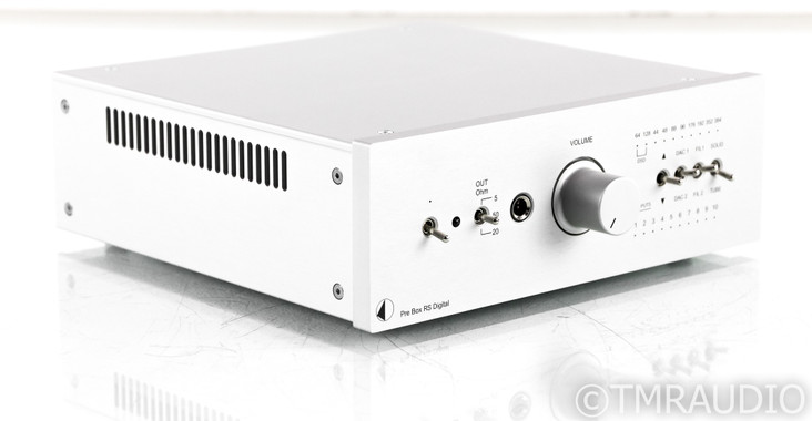 Pro-Ject Pre Box RS Digital Tube Hybrid DAC / Preamplifier; D/A Converter; Remote (SOLD)