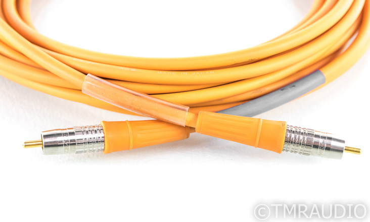 Canare LV-61S RCA Digital Coaxial Cable; 25ft Interconnect; LV61S; Orange