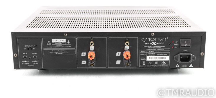 Emotiva BasX A-300 Stereo Power Amplifier; A300 (SOLD3)