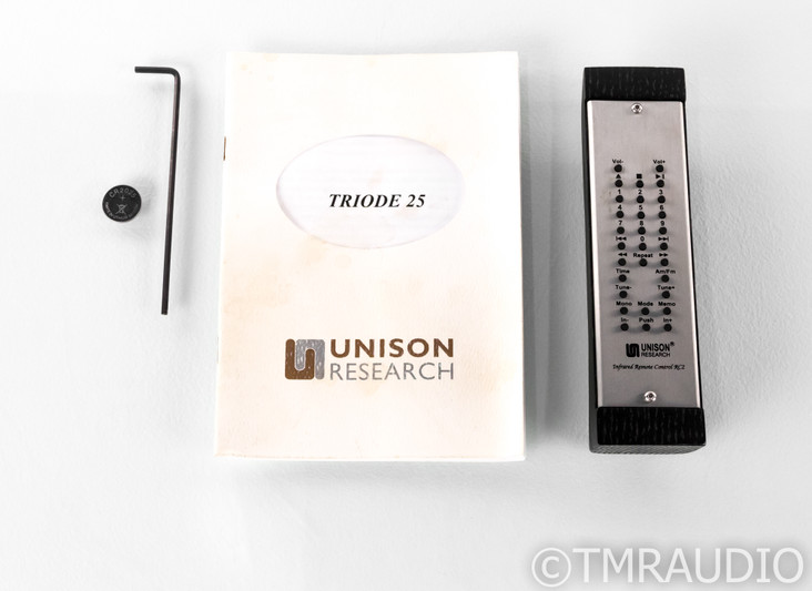 Unison Research Triode 25 Stereo Tube Integrated Amplifier; USB DAC