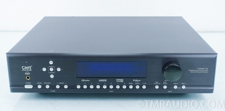 Cary Audio Cinema 11A 7.1 DTS-HD Dolby TrueHD Surround Processor