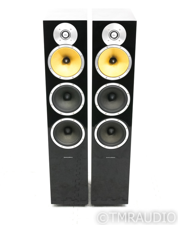B&W CM9 Floorstanding Speakers; Gloss Black Pair