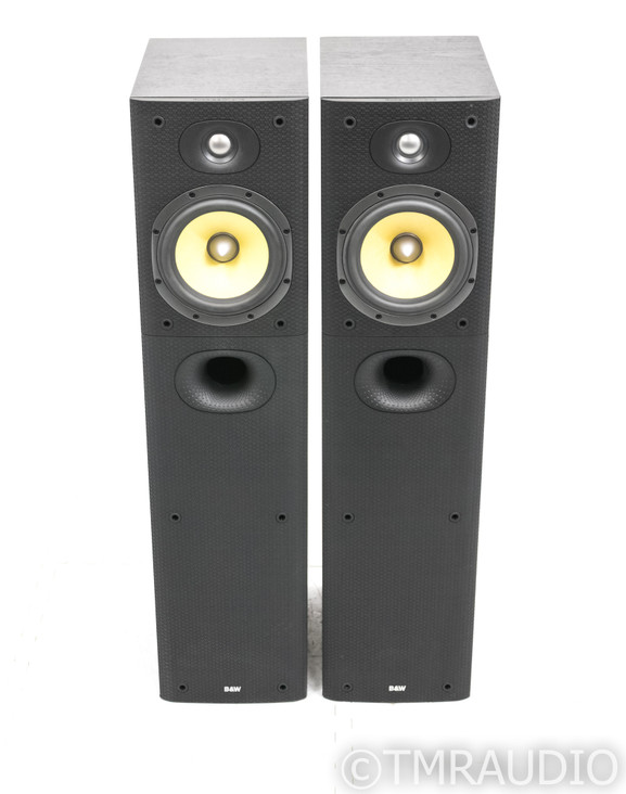 B&W 602.5 S3 Floorstanding Speakers; Black Pair