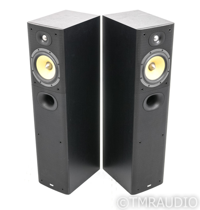 B&W 602.5 S3 Floorstanding Speakers; Black Pair