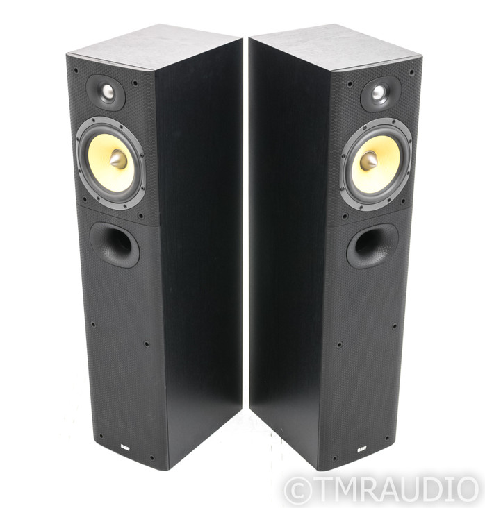 B&W 602.5 S3 Floorstanding Speakers; Black Pair