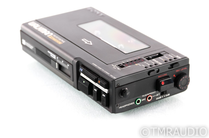 Sony Walkman WM-D6C Professional Tape Recorder; Cassette Player; D6 w/ Mics