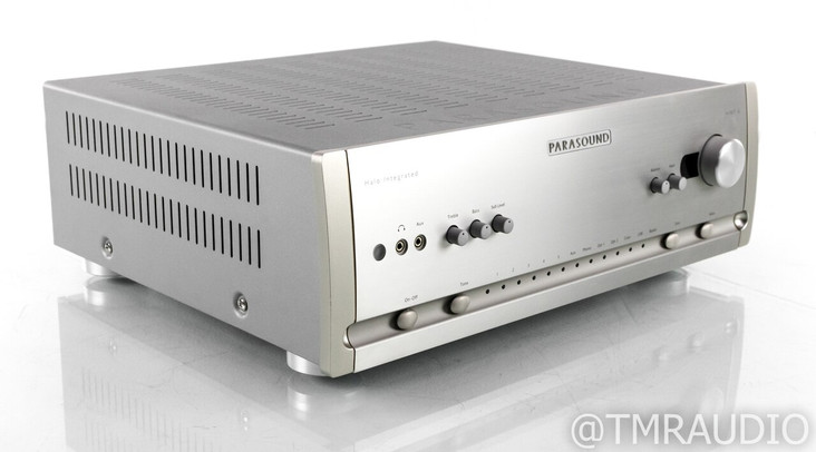 Parasound Halo HINT 6 Stereo Integrated Amplifier; Remote; MM / MC Phono (SOLD2)