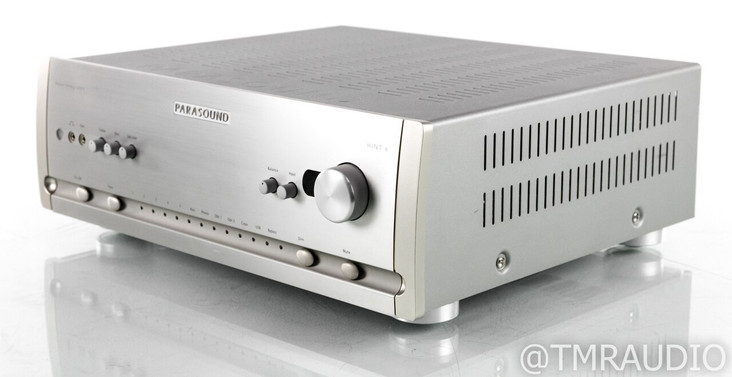 Parasound Halo HINT 6 Stereo Integrated Amplifier; Remote; MM / MC Phono (SOLD2)