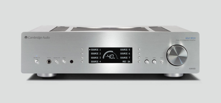 Cambridge Audio Azur 851A Stereo Integrated Amplifier; Silver; 851-A (New)