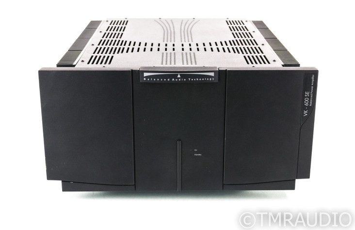 BAT VK-600 SE Stereo Power Amplifier; VK600SE; Custom Black Faceplate