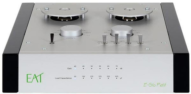 EAT E-Glo Petit MM / MC Tube Hybrid Phono Preamplifier; Piano Black (New)