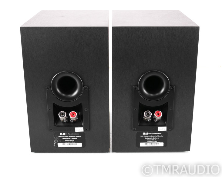 Elac Uni-Fi UB5 Concentric Bookshelf Speakers; UB51-BK; Black Pair