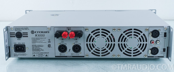Crown X3000 Stereo 2x750W Power Amp / Amplifier