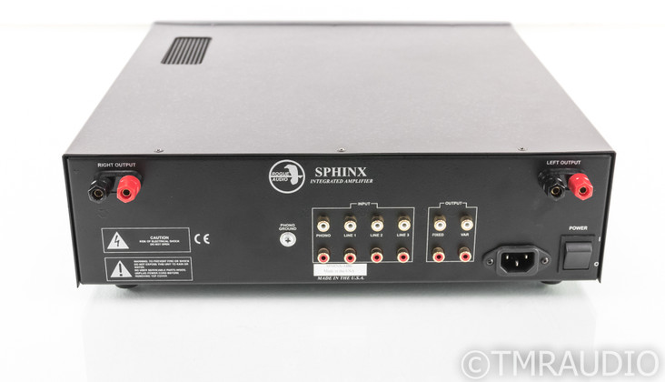 Rogue Audio Sphinx 2 Stereo Tube Integrated Amplifier; Remote; MM Phono