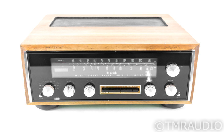 McIntosh MX113 Vintage AM / FM Tuner / Preamplifier; MX-113 w/ Walnut Case