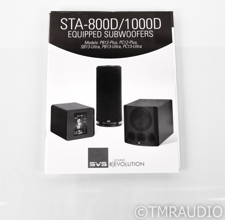 SVS SB13-Ultra 13.5" Powered Subwoofer; Piano Gloss Black; SB-13