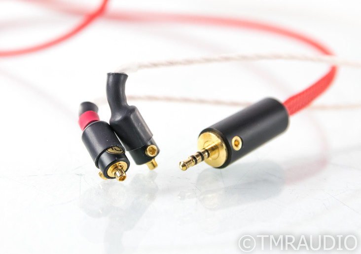 WyWires Red Series Balanced Headphone Cable; 4ft IEM Cord; MMCX Connectors