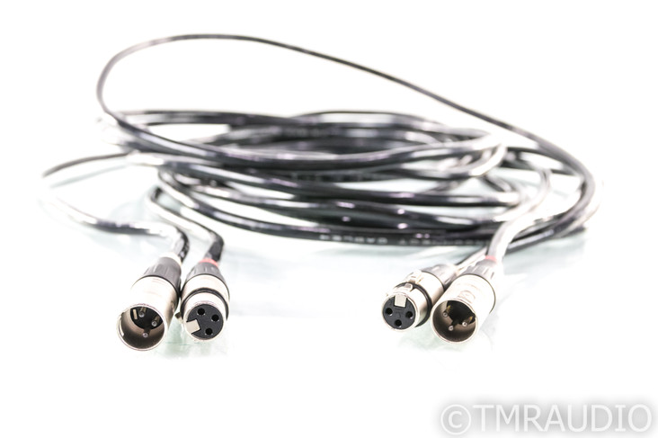 Tice Audio IC-1A TPT Treated XLR Cables; 4.5m Pair Balanced Interconnects