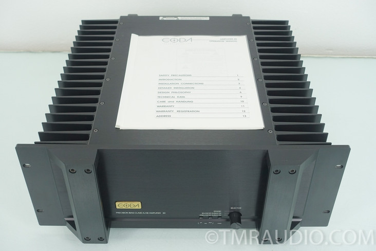 Coda Amplifier 20 Power Amplifier in Factory Box