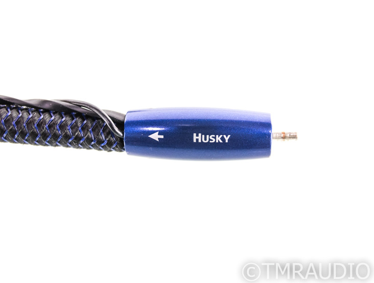 AudioQuest Husky RCA Subwoofer Cable; Single 5m Interconnect w/ Ground; 72v DBS