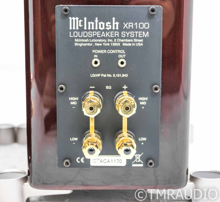 McIntosh XR100 Floorstanding Speakers; Rosewood Pair; XR-100