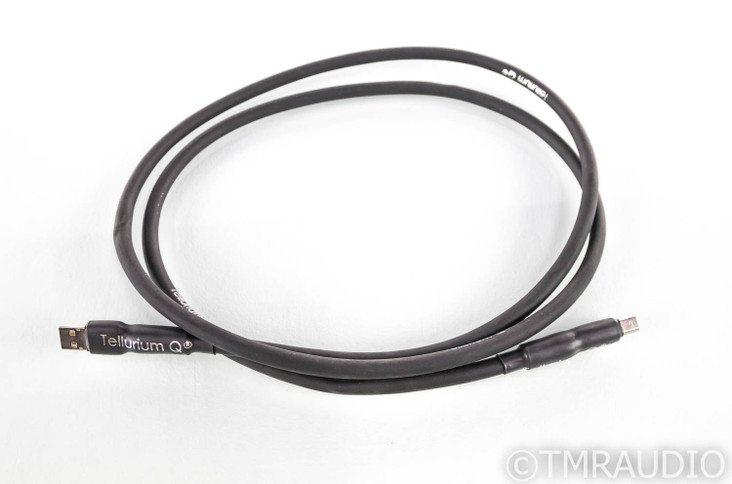 Tellurium Q Black USB Cable; Single 1.5m Digital Interconnect (SOLD)