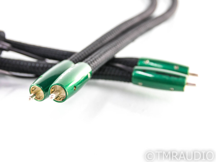 AudioQuest Earth RCA Cables; 1m Pair Interconnects; 72v DBS (SOLD2)